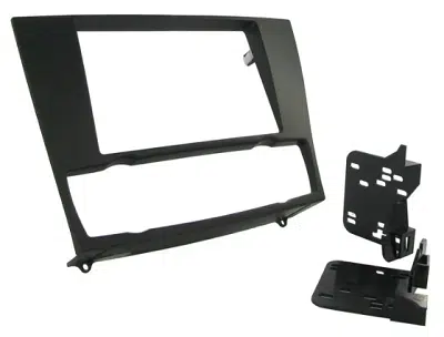 Connects2 CT23BM01 - Dash Kit Double Din Black for BMW Series 3 2005 - 2014 with Auto A/C