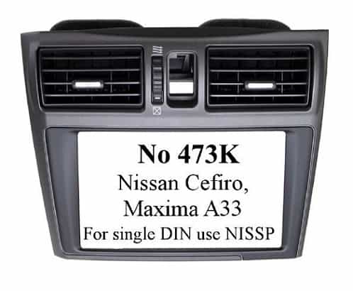 NO473K - Dash Kit for Nissan Cefiro / Maxima A33