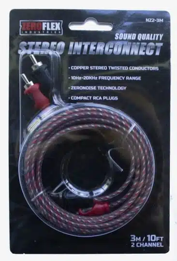 Zeroflex RCA Lead - NZ2-3M