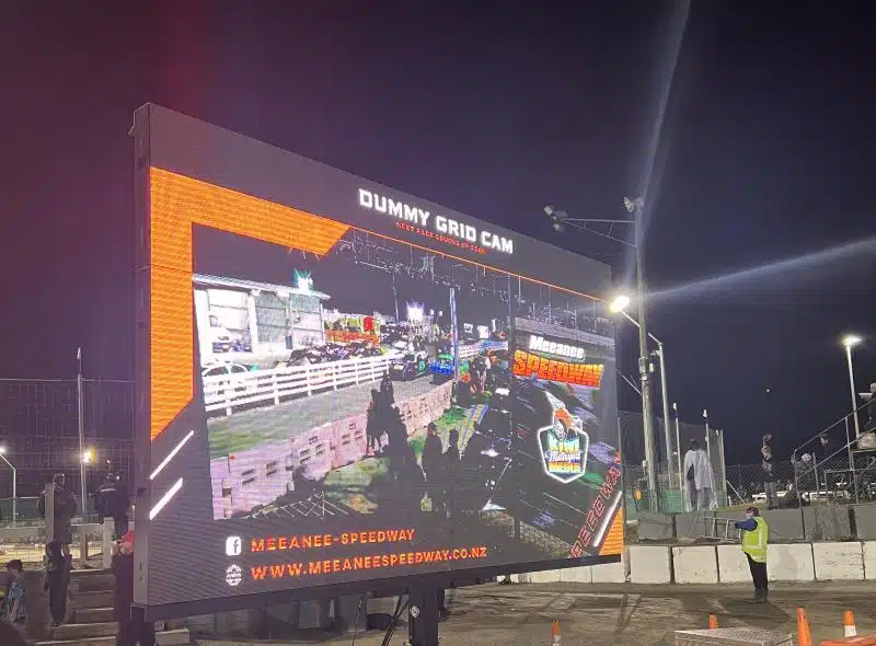 Mobile LED screen trailer for event hire, ideal for festivals, concerts, and outdoor video displays