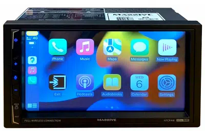 Massive Audio H7CPAW - 7" Wireless CarPlay & Android Auto with Bluetooth