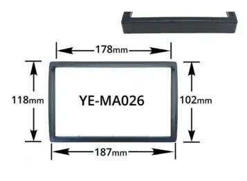 Soundtech YE-MA026 - Fitting Frame for Mazda 2002 on