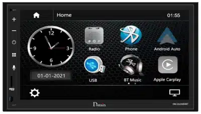 Domain DM-CA2268BT - Affordable Apple CarPlay & Android Auto 6.75" Touch Screen Bluetooth