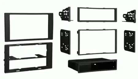 Metra 99-5824B - Dash Kit Double Din & Din Black for Ford Mondeo, Transit, Kuga