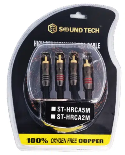 Soundtech HRCA5M - High Performance RCA Cable 5m