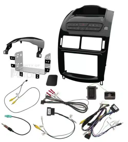 Aeropro FP9680PK - Dash Kit DDin Piano Black for Ford Falcon FG-X (2014-2016)