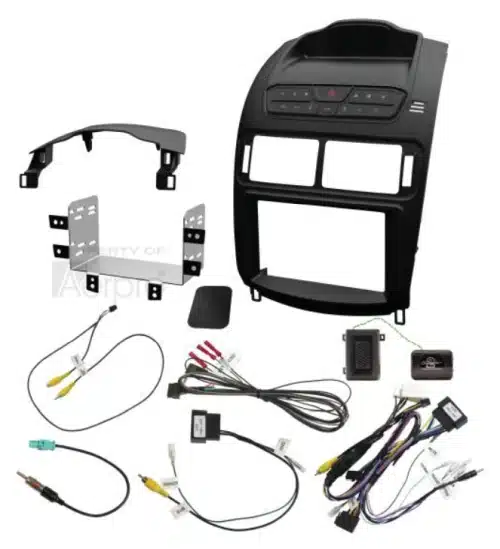 Aeropro FP9680SK - Dash Kit DDin Satin Black for Ford Falcon FG-X (2014-2016)
