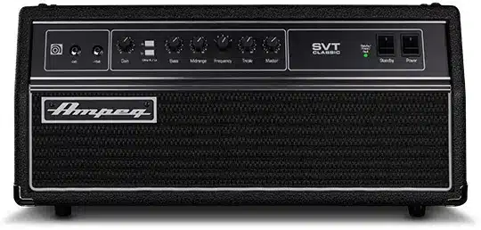Ampeg SVT bass amp head with 8x10 cabinet for stage and studio rental