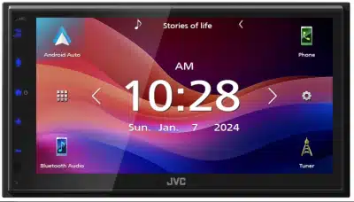 JVC KW-M590BT - Multimedia Bluetooth CarPlay Android Auto USB Mirroring